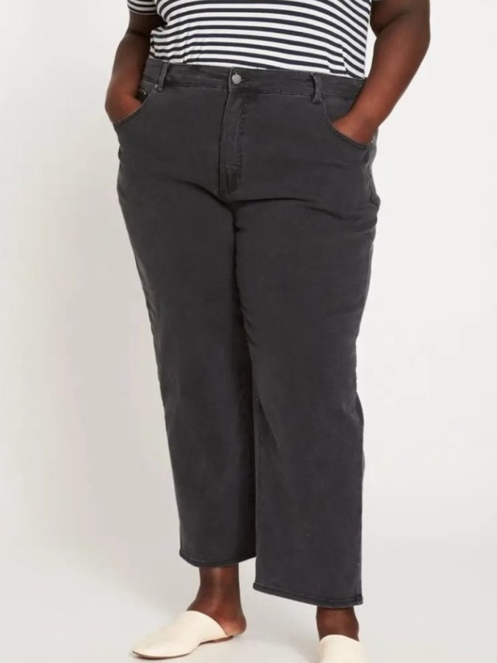 MAKE AN OFFER-  UNIVERSAL STANDARD Etta Straight High Rise Wide Leg Jeans